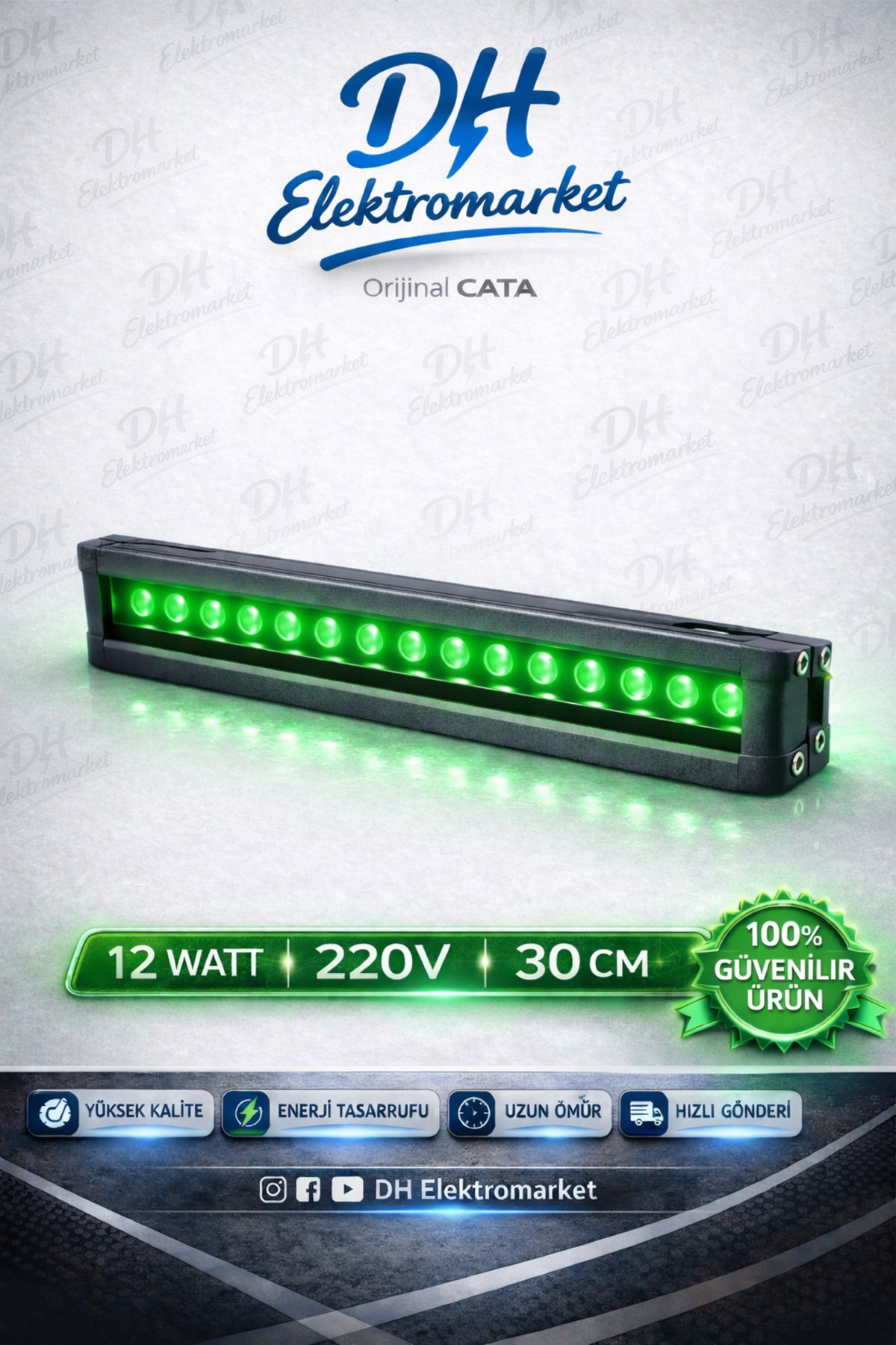 CATA LED Wallwasher Dış Cephe Duvar Aydınlatma Serisi (IP65)