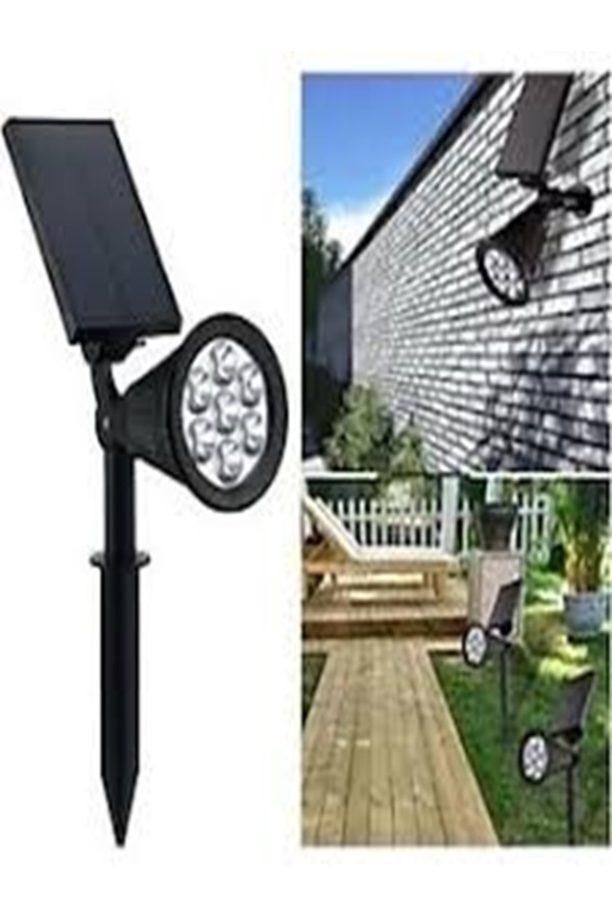 7W SOLAR BAHÇE ARMATÜRÜ (BEYAZ)